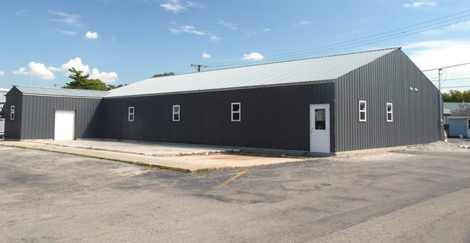 Roofing, electric work and insulation are the few remaining jobs to be done on the Pontiac Wrestling Club’s new building located just west of Donnell’s Printing and Office Supplies.