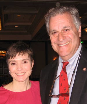William Korach and Catherine Herridge of Fox news. Contributed photo