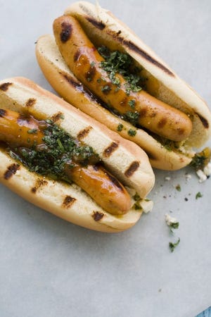Indian Curry Hot Dogs