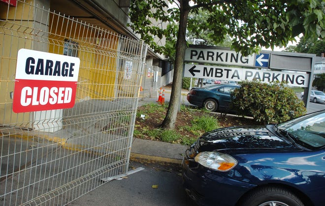The MBTA has closed its 872-space Quincy Center parking garage.