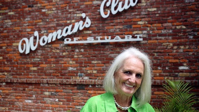 ‘I get the ideas, and I get the people to do the jobs, and we all work together.’ says Anne Thompson-Schafer of Jensen Beach, who is helping to lead the Women’s Club of Stuart’s 100th anniversary celebration.