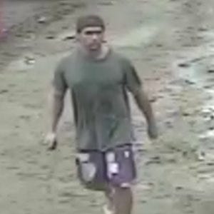 This man entered a construction site after workers left for the day and stole several power tools and other equipment.