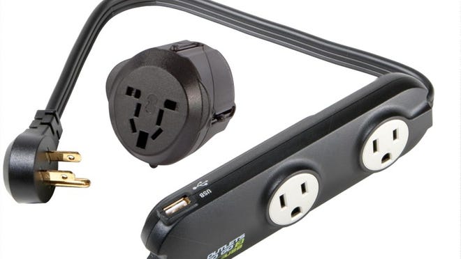 A compact, portable power strip – some even come with with USB chargers, above – could make you a hero at a conference where outlets are a hot commodity.