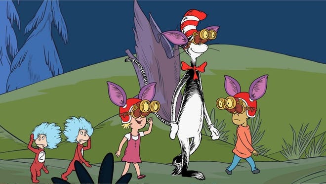 Martin Short takes kids on an adventure as the voice of the behatted Cat on 'The Cat in the Hat Knows a Lot About That!' It will debut on Labor Day. Surprisingly, this is the first animated series based on a Dr. Seuss book. Other books have been animated for TV specials, but not a series.