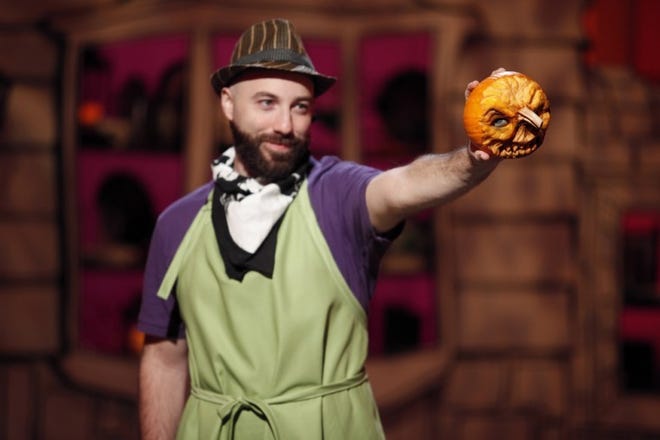 Hero shot of Green Team's Marc Evan, as seen on Food Network's Halloween Wars.