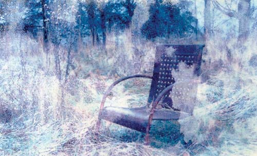 Submitted Photo - “Abandoned Chair” acetate transfer by Norma Bernstock. Her original Polaroid image transfers will be featured at the Highlands Photography Guild from Sept. 8 through Oct. 7