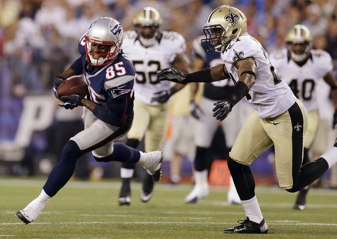 Newly-acquired wide receiver Brandon Lloyd is expected to give the Patriots a deep threat this season. THE ASSOCIATED PRESS