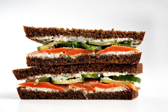 Smoked Salmon Sandwiches With Quick Pickles ( Photo for The Washington Post by Deb Lindsey.)