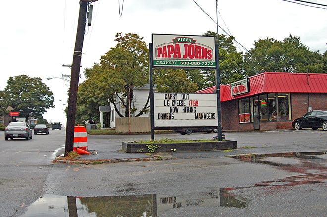 Two employees of Papa John's at 183 Broadway reportedly were assaulted Tuesday night by an irate customer.