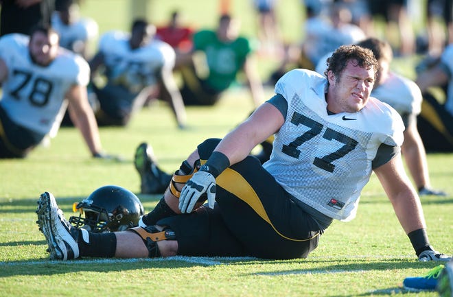 Missouri true freshman Evan Boehm has become one of the few dependable fixtures on an offensive line that has been repeatedly rearranged because of injuries. Boehm battled Georgia’s 350-pound-plus defensive tackles Saturday and held up well.