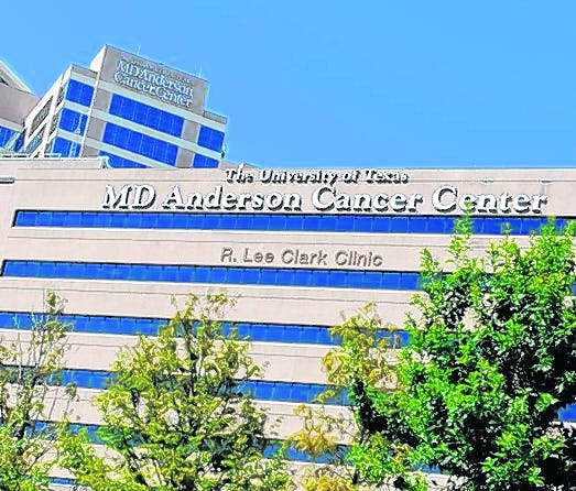 The University of Texas MD Anderson Cancer Center in Houston.
 The nation's largest cancer center is launching 
a massive "moonshot" effort against 8 specific cancers.
AP PHOTO / 
PAT SULLIVAN