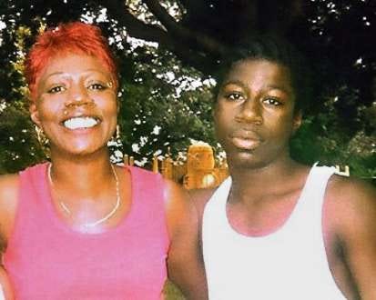Linda McDowell and her son, DeMarkis Dequan Robinson, who was killed May 27, 2010.
