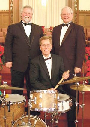 The Kewanee Klassics — drummer Dave Sherrard and keyboard musicians Brock Tumbleson, left, and Jim Blucker — will perform a concert Sunday at First Baptist Church.