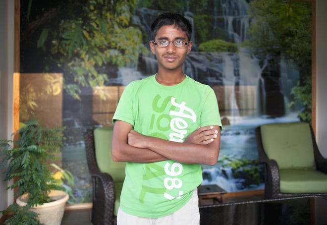 Springfield High School student Varun Iyer is competing in a national science fair this weekend in Washington, D.C. Rich Saal/The State Journal-Register