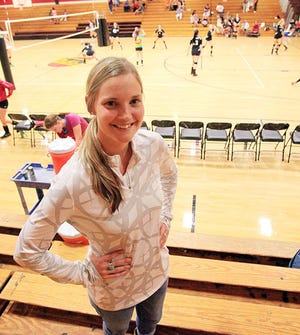 Abbie Fuller was an All-American and a two-time National Champion at Division III University of Wisconsin-Whitewater. She is assisting New Bern’s volleyball team.