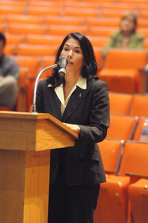 State Rep. Keiko Orrall, R-Lakeville, asked that the impact on surrounding towns be considered at a MEPA scoping meeting held on Tuesday, July 24, 2012, addressing concerns over the proposed East Taunton casino.