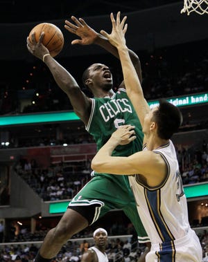 Jeff Green is expected to back up Paul Pierce at small forward this season.