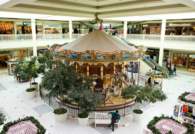 The Venetian Carousel inside White Oaks Mall was built in Venice, Italy in 1989 and is hand crafted, hand painted and molded from the original Phillip Schneider German carousel constructed in 1898. The carousel will be taken apart starting on Jan. 8, and then shipped to Sarasota, Florida to be refurbished, including a repainting and deep cleaning. Justin L. Fowler/The State Journal-Register