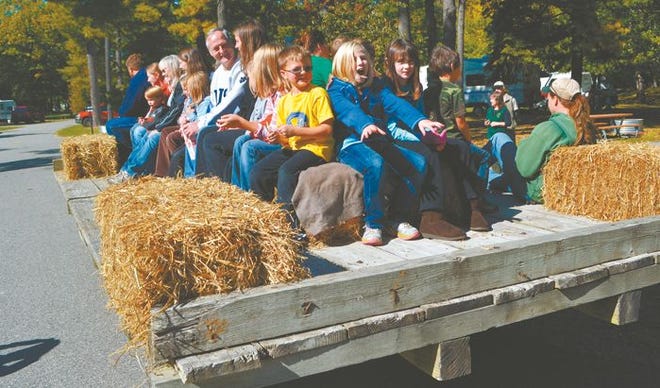 The Hayride was also among the popular weekend events during the 6th annual Fall Festival in the Wilderness State Park's campground on Saturday, joining pumpkin carving, games and a Creepy Carnival.