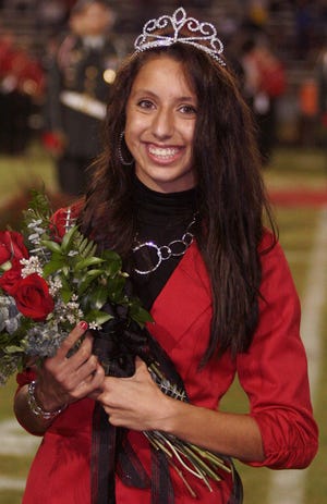 Paige Chavis is all smiles after being named the 2012 Central Davidson homecoming queen Friday night. She is the daughter of Rob and Hope Chavis.