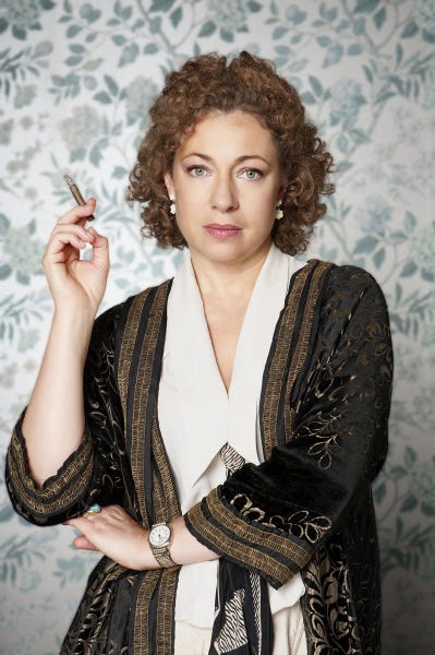Alex Kingston didnt blanch at steamy love scenes image