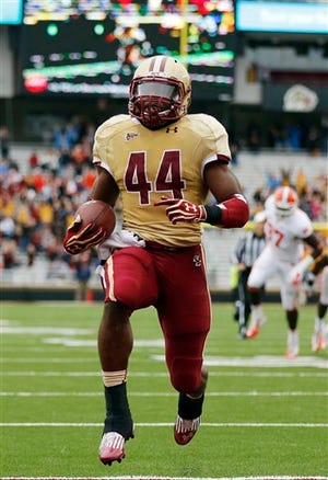 Boston College running back Andre Williams and the Eagles will look for better success moving the ball on the ground against Army.
