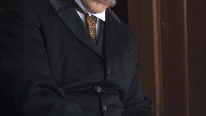 Actor Chris Noth portrays J.P. Morgan in the Encore cable channel 12-hour miniseries, “Titanic: Blood and Steel.” The series will premiere on six consecutive nights, with two episodes airing back to back, on Encore beginning Monday at 7 p.m.