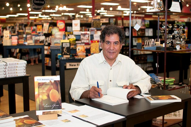Hudson author Ali Hosseini at a recent booksigning for "The Lemon Grove."
