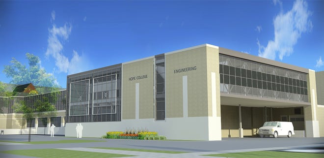 Hope College began work this fall on an expansion of its engineering building, expected to be complete in fall 2013. Contributed