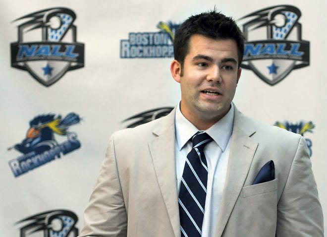 The Boston Rockhoppers lacrosse team to play at New England Sports Center in Marlborough announces Co-owner Tyler Low.