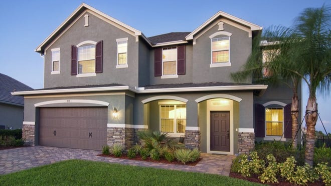 Copperleaf, in Palm City, is designed for those who appreciate the tranquil comforts of natural surroundings. The Hanna model is pictured above.