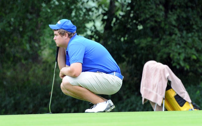 Jake McBride of Lake plays at Seven Hills Country Club.