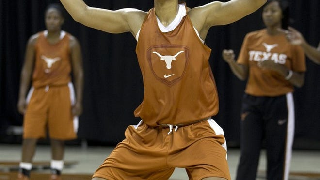Longhorns freshman Imani McGee-Stafford recalls watching her mother, Pam McGee, play for the Los Angeles Sparks of the WNBA.