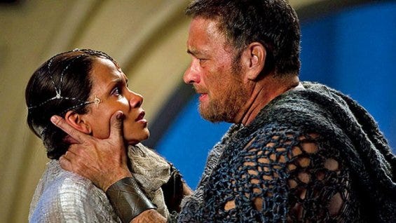 Halle Berry and Tom Hanks star in the epic drama "Cloud Atlas," opening Friday.