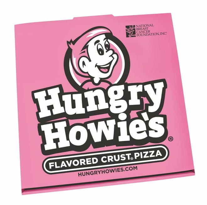For every pizza purchased, Hungry Howie's will make a donation to the National Breast Cancer Foundation, Inc®. Hungry Howie's has raised almost $500,000 for the foundation over the last three years.