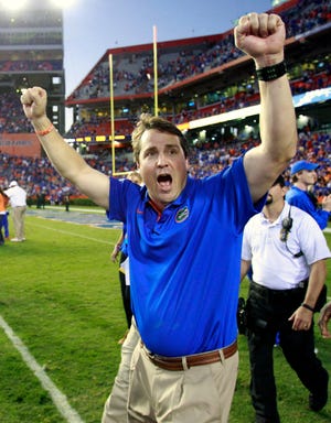 Coach Will Muschamp's Florida Gators are 7-0, and after beating LSU and South Carolina in recent weeks are in the thick of the hunt for the national title.