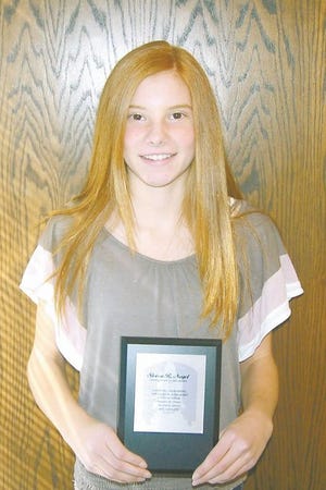 Ingersoll Middle School is proud to announce Hannah Kees as the September recipient of the Steven R. Nagel Distinguished Student of the Month Award.