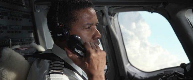 Denzel Washington stars in "Flight," opening Friday.