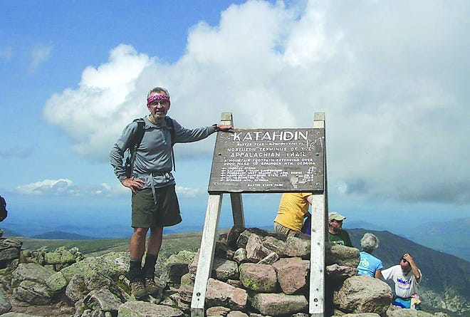 Emile Charest made it to the top, choosing the northern end of the trail for his final section, as do most hikers.
