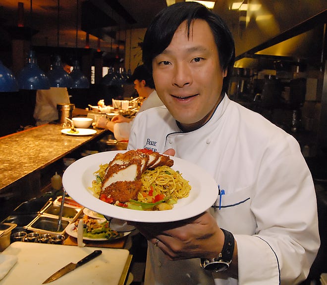 Chef/owner Ming Tsai presents a meal at his Wellesley eatery, Blue Ginger.