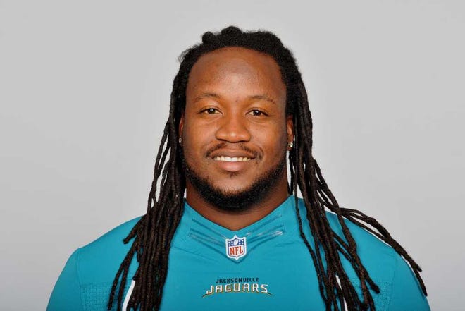 This is a 2012 photo of Uche Nwaneri of the Jacksonville Jaguars NFL football team. This image reflects the Jacksonville Jaguars active roster as of Wednesday June 13, 2012 when this image was taken. (AP Photo)