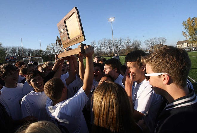 The Hayden boys soccer team joined the girls team as 2012 state champions.