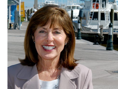 The completion of the first phase of the boardwalk was one of Maryann Ustick’s chief accomplishments in her “whirlwind” first year as city manager.