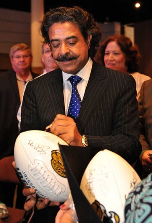 Shad Khan says he wants to satisfy people in the short term, but the long term is more important. The Times-Union