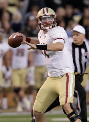 After slow but steady growth his first two years, Boston College quarterback Chase Rettig has become the focal point of the team's offense as a junior this year.