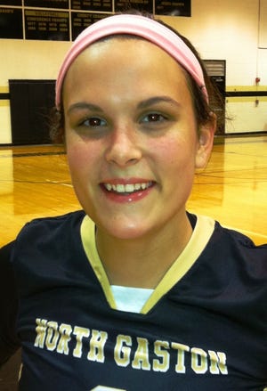 North Gaston senior setter Sullivan Owens was named volleyball player of the year for the Big South 3A Conference.