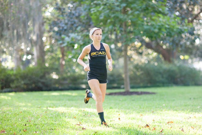 Former Bartram Trail athlete Melanie Novack qualified for the NAIA National Championship for the Savannah College of Art and Design's cross country team.