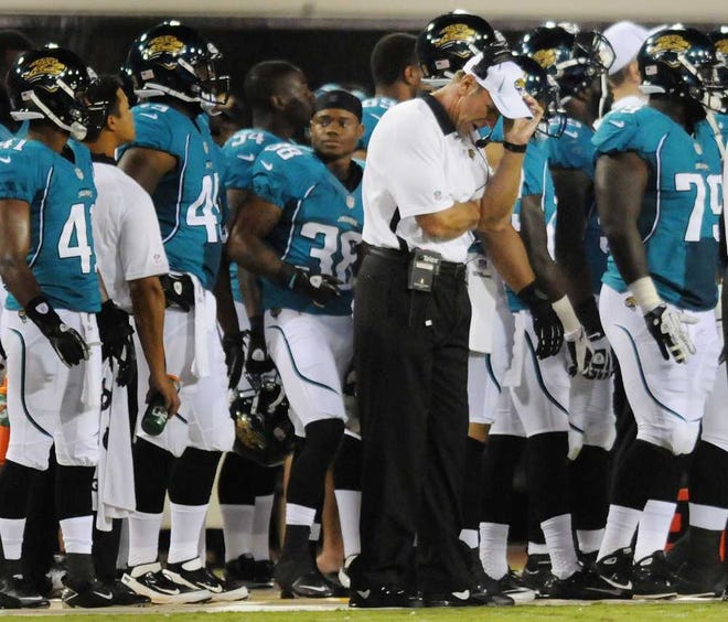 Kelly.Jordan@jacksonville.com Jaguars head coach Mike Mularkey and his staff have a lot of cleaning up to do after the Jaguars' 1-8 start following Thursday night's home loss to the Colts.