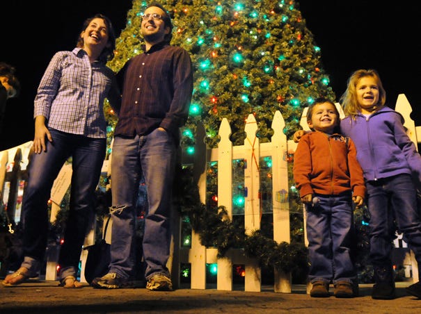 The City of Wilmington kicked off the Christmas season with its annual Holiday Tree Lighting held at Riverfront Park Friday Nov. 25, 2011.
