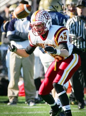Spellman Rory Donovan can't handle a loose ball. Archbishop William and Cardinal Spellman squared off in a high school football Thanksgiving Day rivalry game in Braintree, Thursday, November 24, 2011.